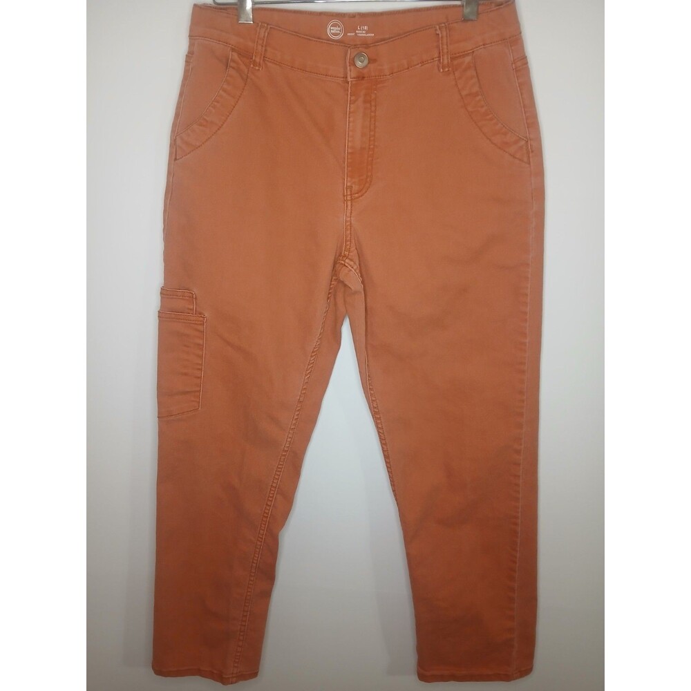 Wonder Nation Big Girls Burnt Orange Size 2x 18 Cargo Pocket Jeans